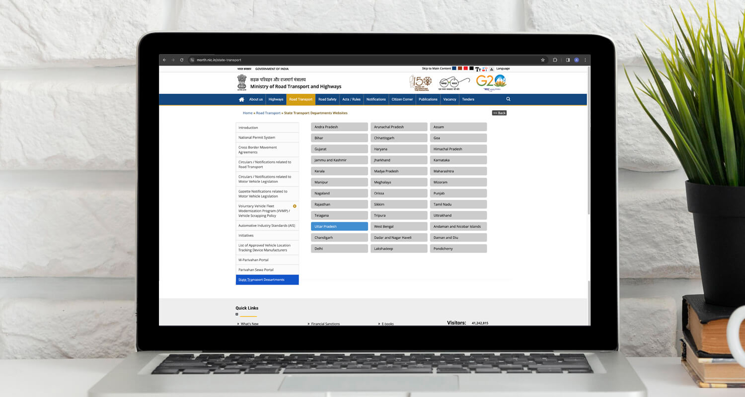 State Transport Website